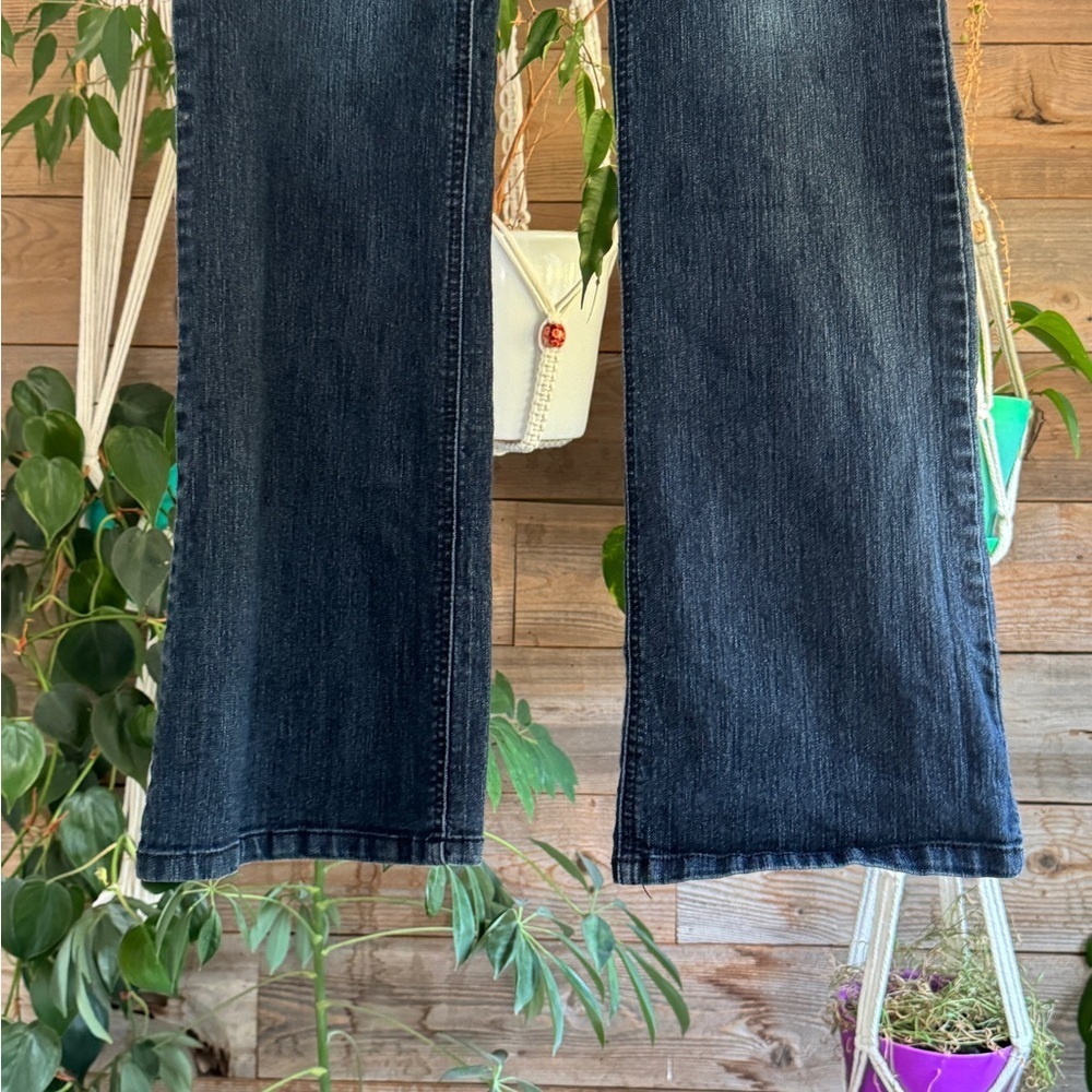 Jolt Dark Blue Flare Women's Jeans - Picture 6 of 6